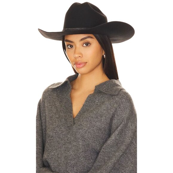 Lack of Color The Ridge in Black Medium New Womens Western Beach fesitval - Picture 1 of 10